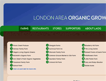 Tablet Screenshot of londonareaorganicgrowers.com